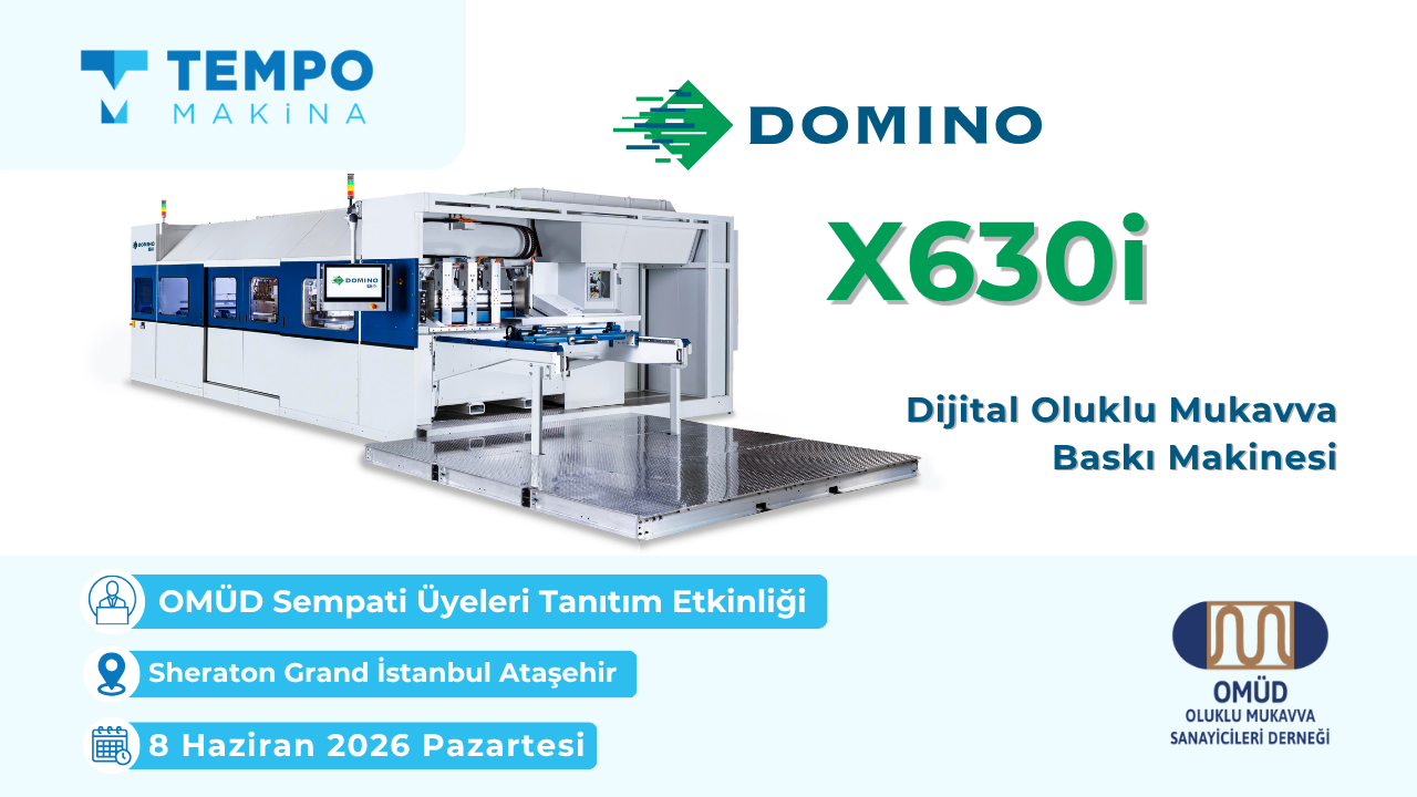 OMÜD Sempati Üyeleri Etkinliğinde Domino X630i Dijital Baskı Makinesi Tanıtımı