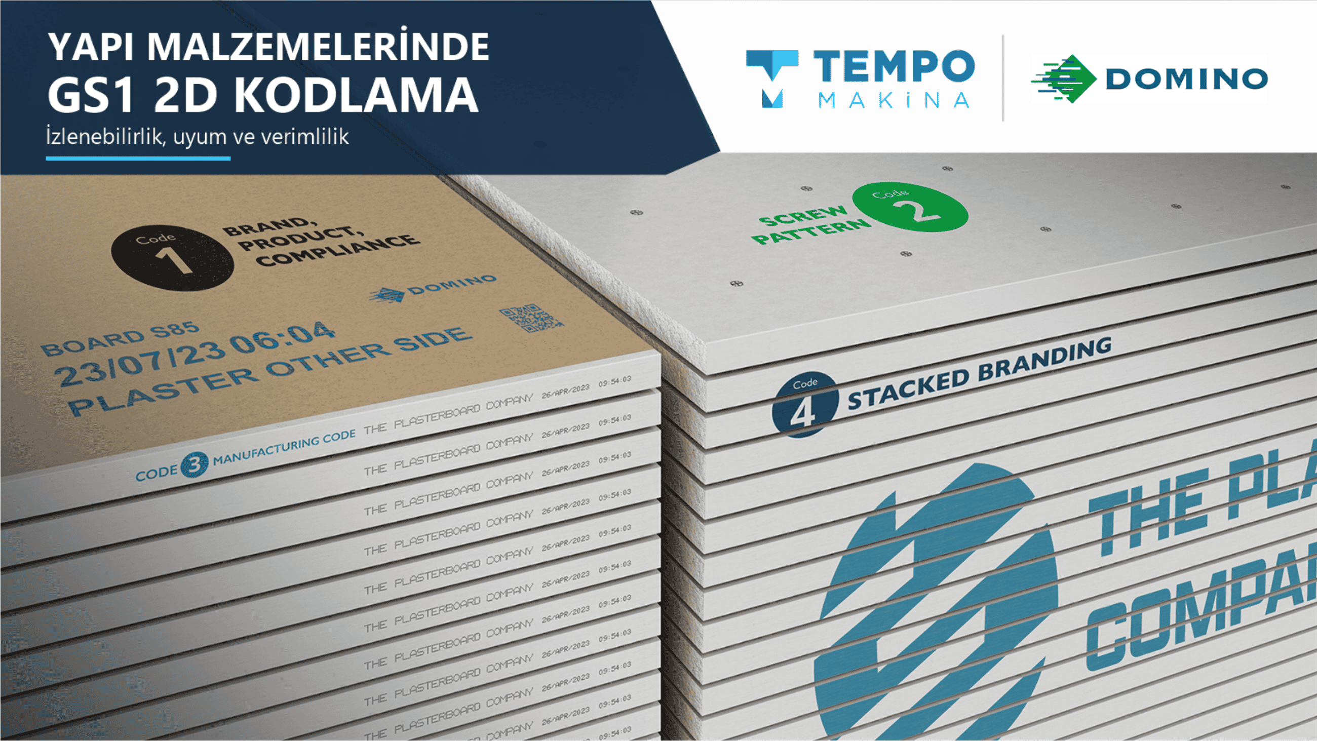 Yapı Malzemelerinde GS1 2D Kodlama: Hızdan Ödün Vermeden İzlenebilirlik