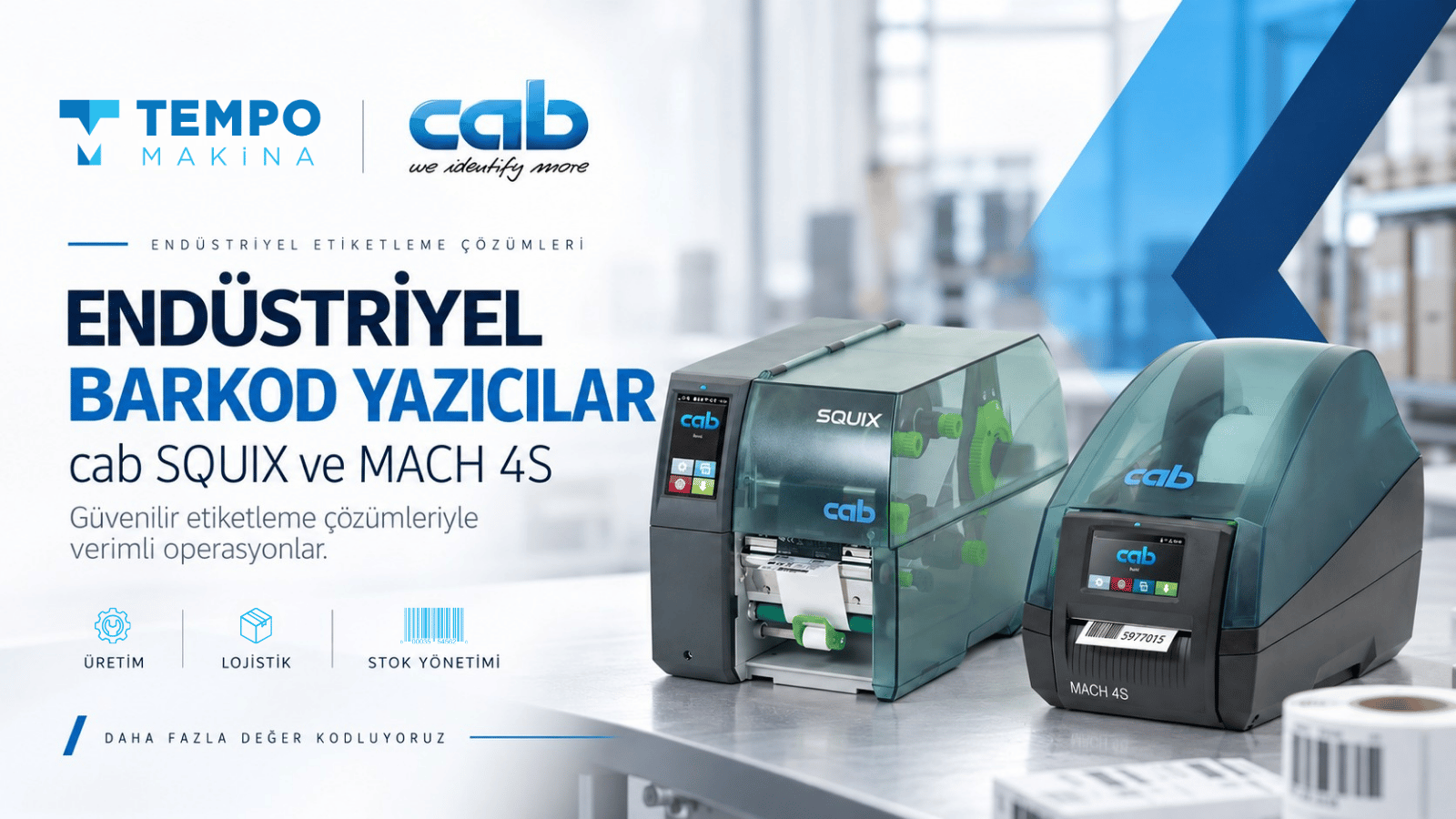 Endüstriyel Barkod Yazıcı Nedir? cab Masaüstü Etiket Yazıcı Seçim Rehberi